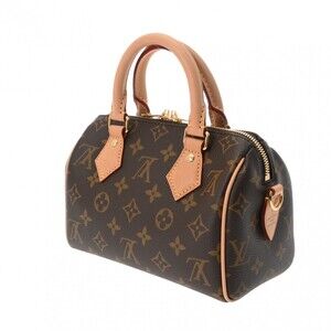 Louis Vuitton Bandouliere Canvas Speedy Brown Handbag Monogram